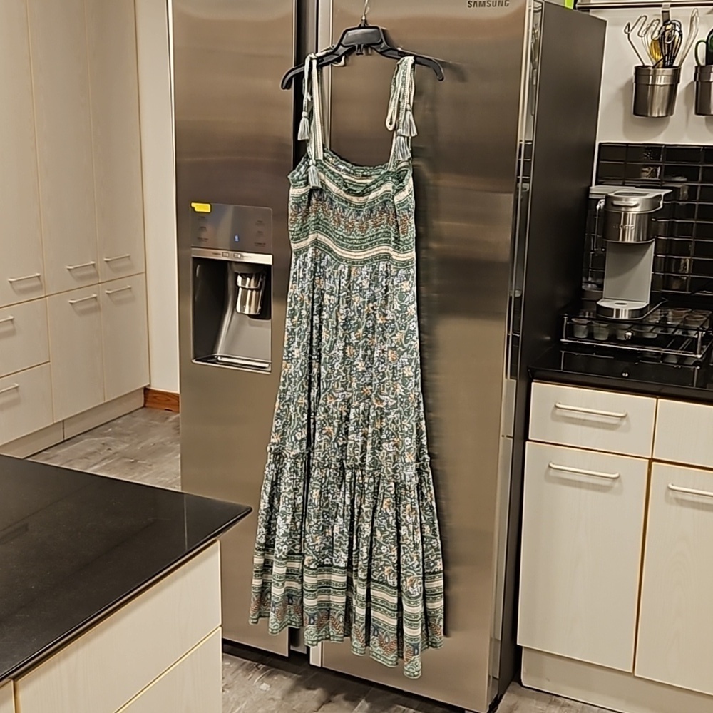 💕VERONICA BEARD💕 Benita Dress ~ Dark Seafoam XL NWT - Picture 11 of 16
